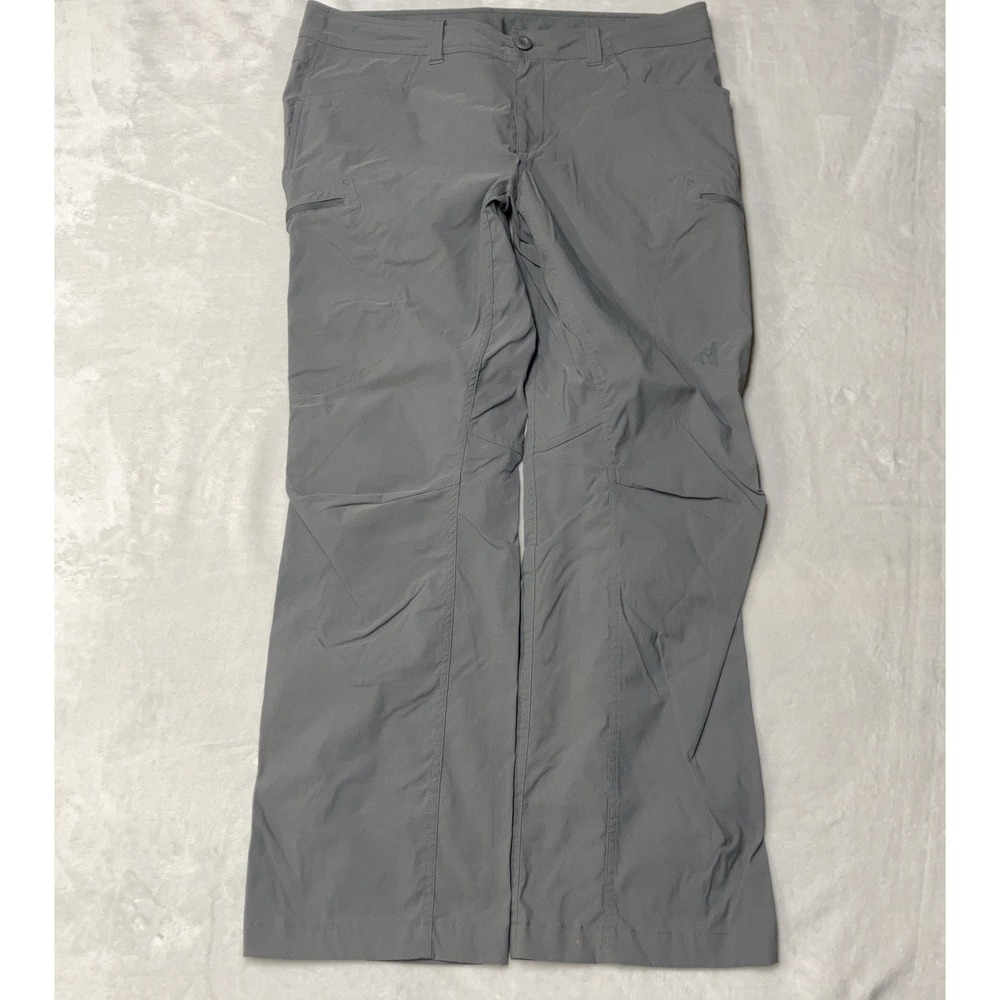 Eddie Bauer First Ascent Guide Pro Pants Men's 38x32 Gray Nylon Hiking Outdoors